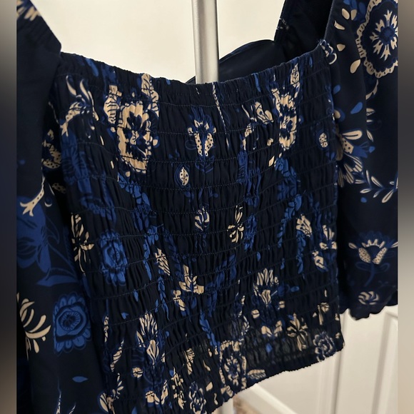 NWT Sienna Sky Floral Print Crop Top - Picture 3 of 4